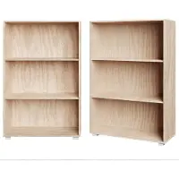 Casaria Étagère bibliothèque »Vela« - 3 compartiments - chêne