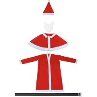 Detex Costume de Père Noel 5 pièces pour Noel