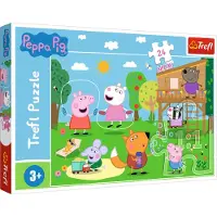 Trefl Peppa Pig Maxi Fun in the grass Puzzle 24 pc(s) Autre