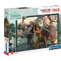 Disney Puzzle 104El Maxi Supercolor Raya Et Le Dernier Dragon Disney 23750