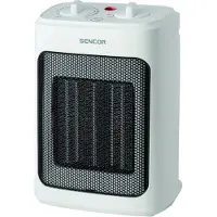 Sencor SFH 7600WH Chauffage céramique, 3 niveaux de puissance - 900 W / 1300 W / 2000 W, Surface recommandée 10 - 15 m2