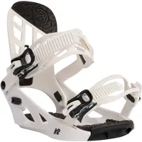 K2 You+h Junior Snowboard Bindings Blanc M Garçon