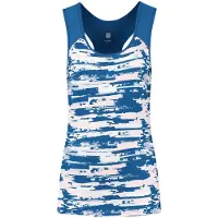 K-Swiss Hypercourt Stripe Sleeveless T-shirt Bleu XS Femme