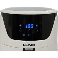 TOYA Friteuse à air chaud Lund - 3.7L - 1400 watts - Blanc