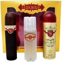 New Brand Perfumes Cuba Original Royal Duftset : EdT 100ml & 35ml, Deo 200ml, Duschgel 200ml, Aftershave 100ml