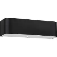 Sollux Applique, noir, blanc, tissu, verre, UP DOWN, L 45 cm