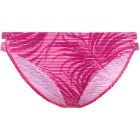 LASCANA Bas de bikini sport rose / rose foncé / blanc