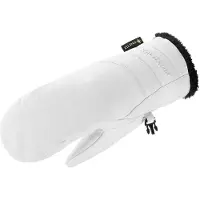 Salomon - Gants de ski femme - Native Gore-Tex Mitten W White pour Femme, en Cuir - Blanc