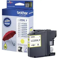 Brother - Cartouche d'encre LC-225XLY jaune | 5 pièces
