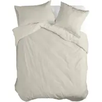 Happy Friday Housse de couette BASIC Beige 155 x 220 cm