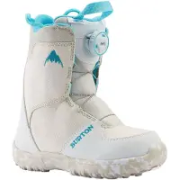 Burton - Boots de snowboard - Grom Boa White - Taille Enfant 28 - Blanc