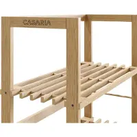 Casaria Etagère ÖLAND" en bois lasuré 135 cm"