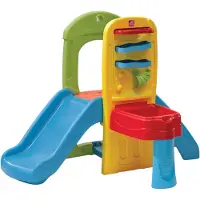 Step2 Play Ball Équipement De Jeu Avec Toboggan Et Balles | Jeux Escalade En Plastique Pour Enfants | Toboggan Enfant Avec 10 Balles De Jeu