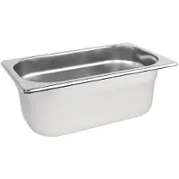 Vogue Bac Gastro Inox Gn 1/4 - 100 Mm -