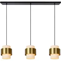 Lucide Firmin 3-Light Suspension Matt Gold / Brass