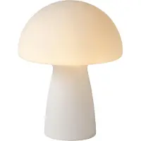 Lucide Lampe de table en verre champignon blanc E27 Fungo