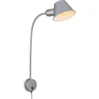 Briloner Lampe de chevet Lampe de lit pivotante Lampe de lecture 1xE27 10 W chrome Chambre coucher