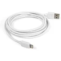 USB - Câble Lightning - USB mâle pour Lightning mâle - 2 m - blanc neige