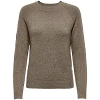 ONLY Pull-over 'RICA' marron chiné