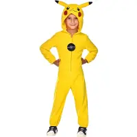 Liragram Pokemon Pikac Suit Costume Jaune 8-10 Years Enfants