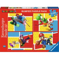Ravensburger Puzzle 4x100 Super Mario