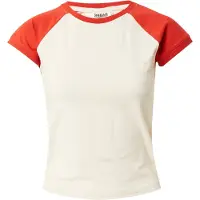 Urban Classics T-shirt crème / rouge