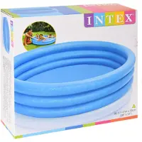 Intex Inflatable Pool Crystal - 3 anneaux - Piscine gonflable - 147 cm