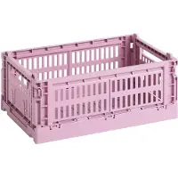 HAY - Panier Colour Crate S recyclé - Rose