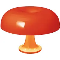 Artemide Lampe de Table , Nessino, Orange, Salon / séjour, Plastique, Design
