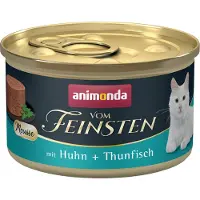 Animonda Vom Feinsten Vom Feinsten Mousse au poulet et au thon mousse pour chats 12x85g