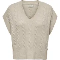 ONLY Pull-over 'ONLMelody' beige chiné