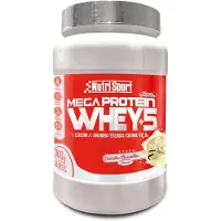 Nutrisport Mega Whey Protein Vanilla 900g Noir