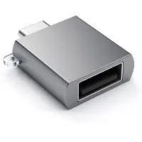 Satechi USB-C à USB-A 3.0 Adapter – Vitesse de Transfert Jusqu'à 5 Gbps – Conception Légère et Portable – Connecteur USB-C Vers USB-A