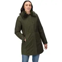 Regatta Parka matelassé vert olive