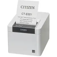 Citizen CT-E601 Imprimante, USB avec (Bluetooth, USB, USB 2.0), Imprimante de caisse, Blanc