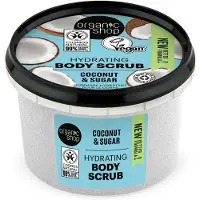 Organic Gommage corporel hydratant à la noix de coco et au sucre 250 ml