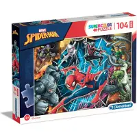 Clementoni Puzzle Maxi Spiderman SuperKolor 104 pièces par
