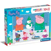 Clementoni puzzle 104 maxi SuperKolor Peppa 23752
