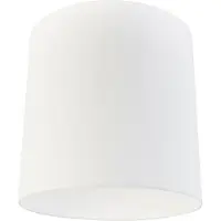 QAZQA Abat-jour cylindrique en tissu blanc 40/40/40