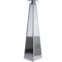 Fornorth Chauffage radiant Pyramid 13kW à gaz, inox