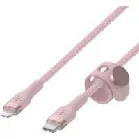 Belkin BOOST CHARGE - Câble Lightning - 24 pin USB-C mâle pour Lightning mâle - 1 m - rose