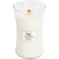 Woodwick White Teak 609g Candle Clair