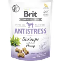 Brit Care Dog Functional Snack Shrimp Anatistress Les friandises à base de crevettes pour lutter contre le stress 3x150 g