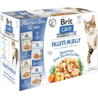 Brit Care Cat Flavour Box in Jelly 12x85g mélange de saveurs en gelée