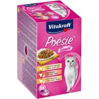 Vitakraft Poésie Création pâtées en sauce multipack pour chat (6 x 85 g)