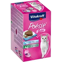 Vitakraft Poésie Création pâtées en gelée multipack pour chat (6 x 85 g)