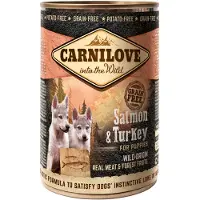 Carnilove Wild Meat Salmon & Turkey saumon et dinde pour les chiots 400 g
