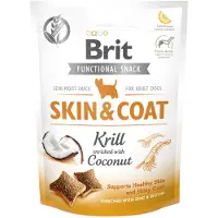 Brit Care Dog Functional Snack skin&coat Krill 3x150 g Traitements capillaires à base de krill
