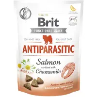 Brit Care Dog Functional snack antiparasitic 3x150 g friandises antiparasitaires au saumon