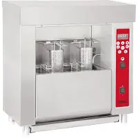 Casselin Cuiseur à pâtes électrique en acier inoxydable 8 litres 3200 W - 4 paniers inclus